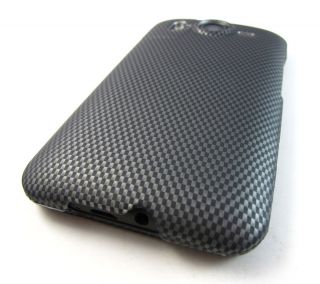  FIBER DESIGN HARD CASE COVER HTC INSPIRE 4G DESIRE HD PHONE ACCESSORY