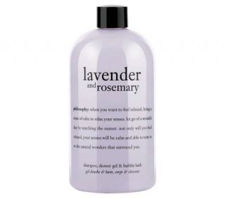 philosophy lavender & rosemary 3 in 1 shower gel, 16 oz —