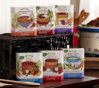 Delicae Gourmet Set of 6 All Natural Slow Cooker Dinners —