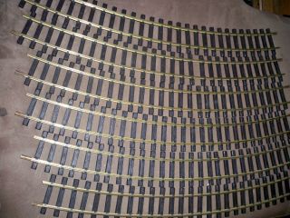 Aristo Craft G Scale Large Curve Train Track Lot of 6 Brass