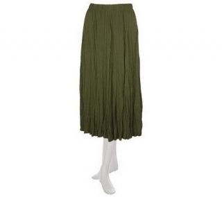 Susan Graver 8 Gore Broomstick Pull on Skirt —