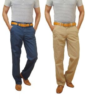 New Mens Chinos Branded Designer Cotton Trousers Pants Jeans