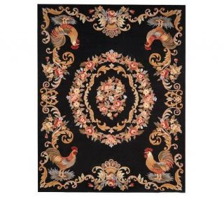 Royal Palace ProvenceRooster 5x7 Petit Point Wool Rug —