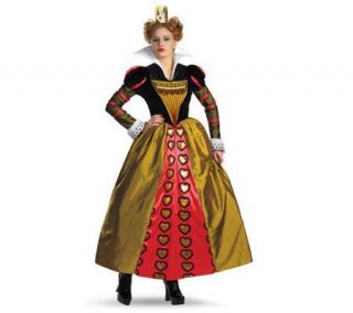 Alice In Wonderland Movie   Deluxe Red Queen Adult Costume —