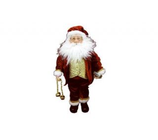 20 Jacqueline Kent Red Santa with Bell Decoration —