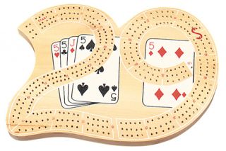 Cribbage Board Large Wood  29  New Cribb Wooden