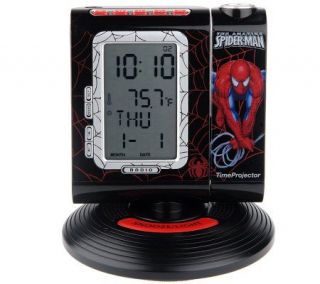 Spider Man Projection Clock w/ Dual Alarm —
