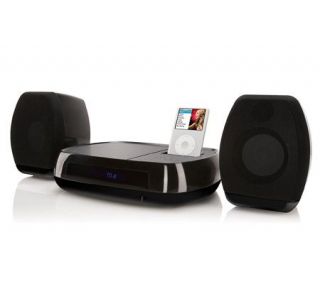 Coby 2 Chanel DVD Microsystem with Universal Dock for iPod —