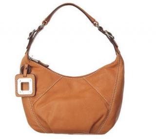 Tignanello Glove Leather Zip Top Shoulder Bag —