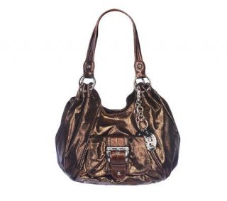 KathyVanZeeland Ring Shopper with Front Buckle Accent —