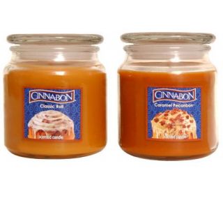 Set of 2 Cinnabon Candles by Valerie —