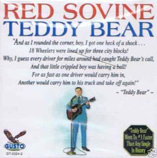 Sovine Red Teddy Bear Country Folk New CD