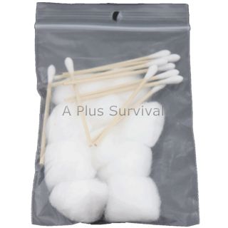 20 Piece Cotton Balls Swabs Refill for First Aid Kit