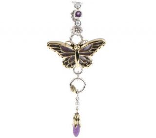 Echo of the Dreamer SocialButterfly GemstonePendant Sterling/Bronze 