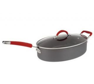 As Is Rachael Ray Hard Anodized Nonstick 5qt. Covered Saute