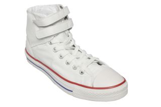 Converse Chuck Taylor All Stars 2 Strap Hi White Unisex Leather Ankle