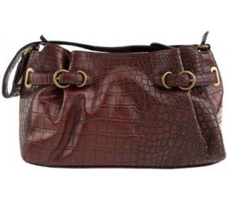 Jessica Simpson Embossed Sasha Top Zip Handbag —