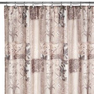 Croscill Home Ziana Fabric Shower Curtain Neutral Multi