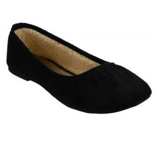Glaze by Adi Plush Lined Microsuede Ballet Flats —