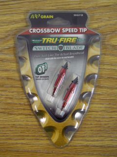 Tru Fire New Switchblade Crossbow Practice Broadheads SB 100PCB