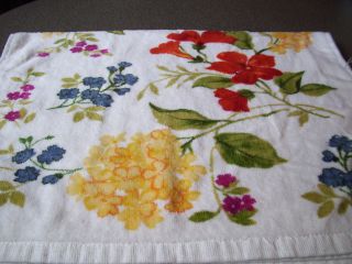  Flowers Crochet Top Kitchen Towel