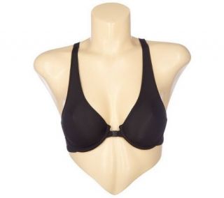 Barely Breezies Microfiber Front Closure Bra with UltimAir Lining 
