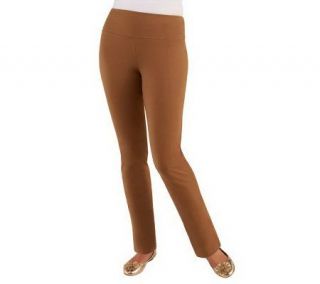 Women with Control Petite Slim Leg Pants w/Tummy Control —