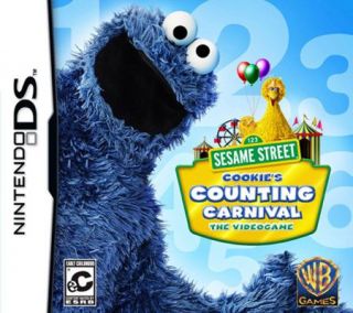 Sesame St Cookies Counting Carnival w/ Stylus  Nintendo DS   E244787