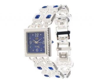 Ecclissi Signature Sterling Gemstone Bracelet Watch —