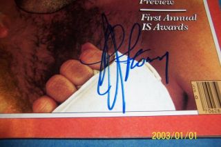 1982 Inside Sports Gerry Cooney vs Larry Holmes Signed Autographed