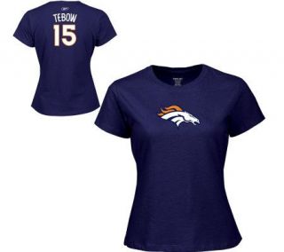 NFL Denver Broncos Tim Tebow Womens Name & Number T Shirt —