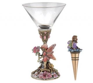 Kirks Folly Fairy Dream Goblet with Bottle Stopper —