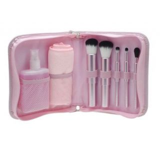 Mally 5 Piece Deluxe Brush Collection & Brush Cleaner   A326892