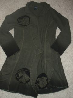 BOUTIQUE COVELO NWOT SMALL XS $400 GUMSHOE SWEATERCOAT ANTHROPOLOGIE