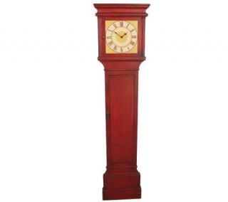 Linda Dano 60 inch Antique Stained FauxGrandfather Clock —