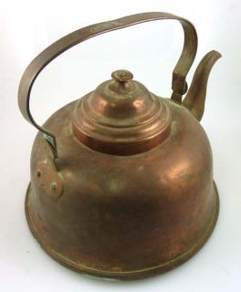 Vintage Copper Tea Kettle 3 Volund Hamar Great