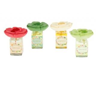 Set of 4 Holiday French Room Fragrances by Lori Greiner —