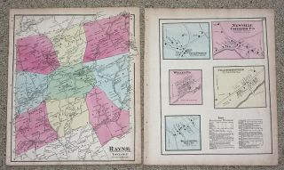 1871 Maps Rayne Township Washington Township PA