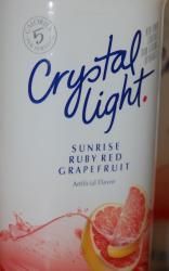 40 Packets Crystal Light Sunrise Ruby Red Grapefruit Drink Mix, Makes