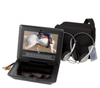 Audiovox D9104PK 9 Diagonal LCD Portable DVD Player —