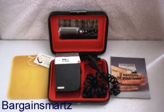   SCHICK Model 400 Flexamatic Electric Shaver w case cord booklet VG