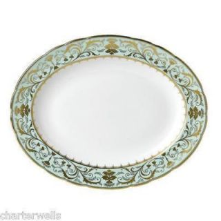 New Royal Crown Derby Darley Abbey Oval Meat Platter 1st Quality