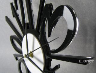 Art Modern Euro Style Figures Design Crystal Wall Clock