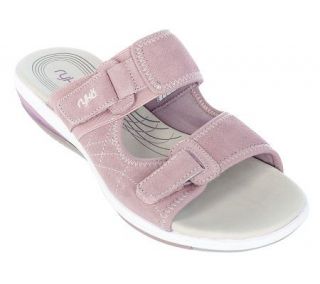 Ryka Suede Double Strap Sandal w/Flex Grooves & Visible Tech.   A96945