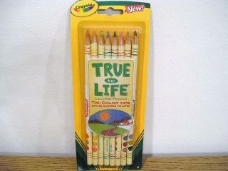 Crayola True to Life Tri Color Tip Colored Pencils 8 PC