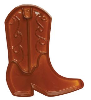 Western Cowboy Birthday Kids Party Boot Shape Plastic Serving Tray