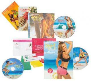 Brazil ButtLift Lower Body Workout with 3 DVD & 3 Booty Bands   F05456