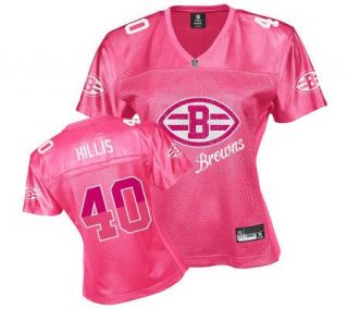 NFL Cleveland Browns Peyton Hillis Womens PinkFem Fan Jersey