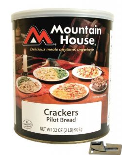 Features of Mountain House Pilot Crackers with Free Can Opener