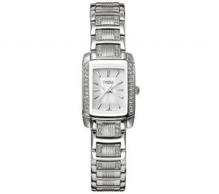 Caravelle by Bulova Womens Stainless Steel Watch w/White Dial